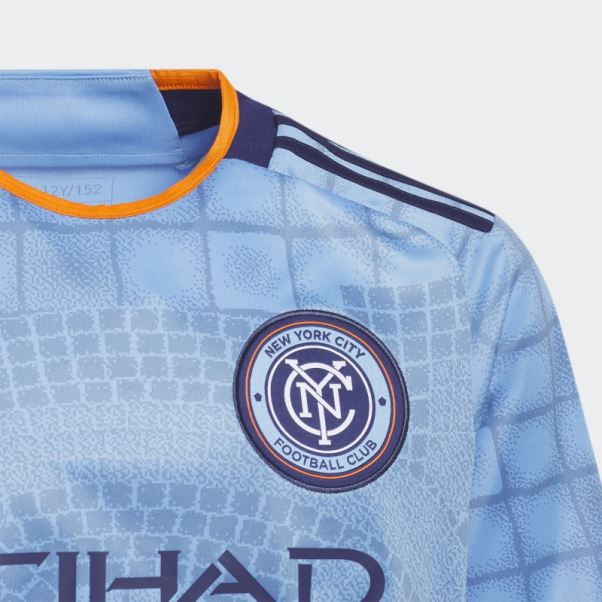 Maillot Domicile New York City Fc 23/24 Bahia Bleu Clair Adidas