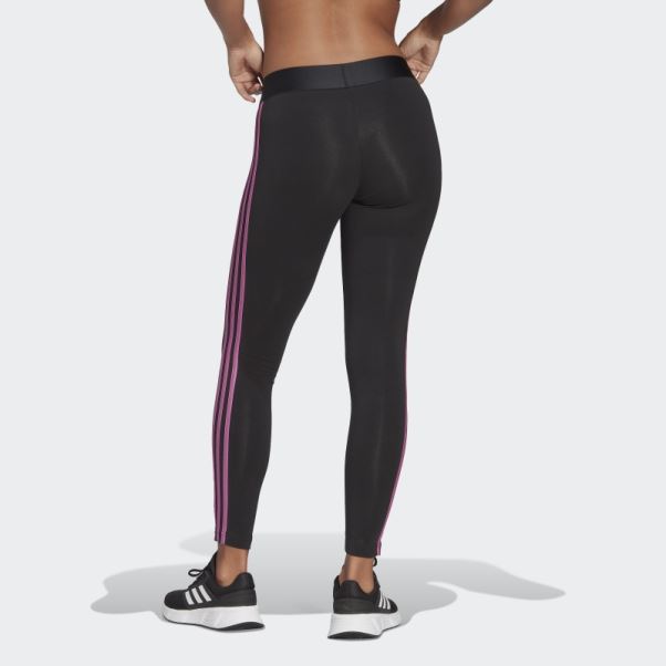 Legging Adidas Loungewear Essentials 3 Bandes Noir