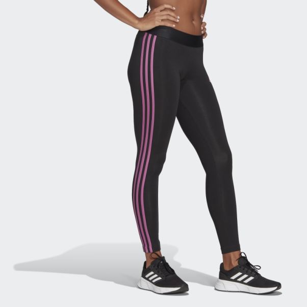 Legging Adidas Loungewear Essentials 3 Bandes Noir
