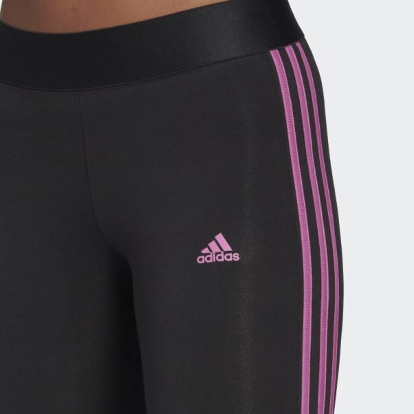 Legging Adidas Loungewear Essentials 3 Bandes Noir