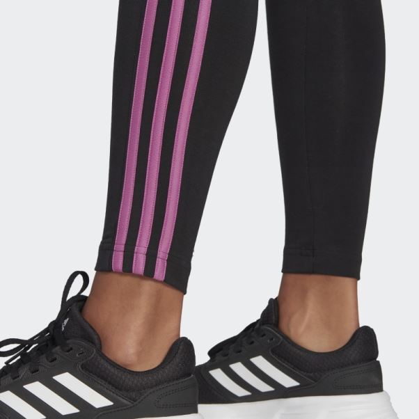 Legging Adidas Loungewear Essentials 3 Bandes Noir