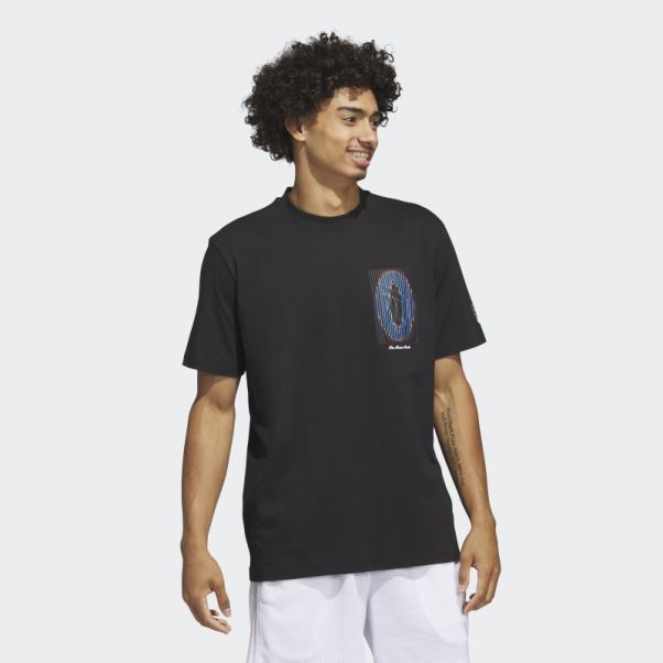 Tee Shirt Dame 9 Adidas Noir