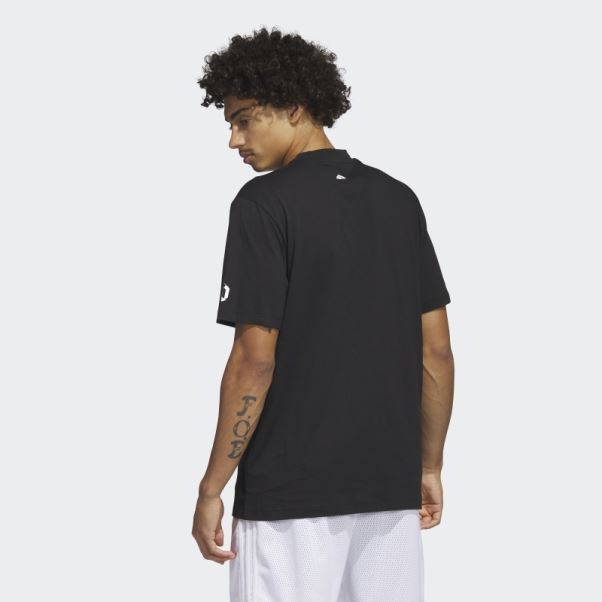 Tee Shirt Dame 9 Adidas Noir
