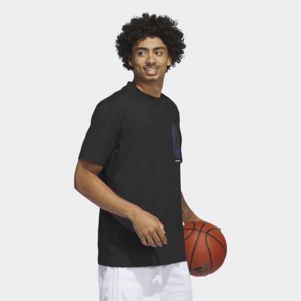 Tee Shirt Dame 9 Adidas Noir