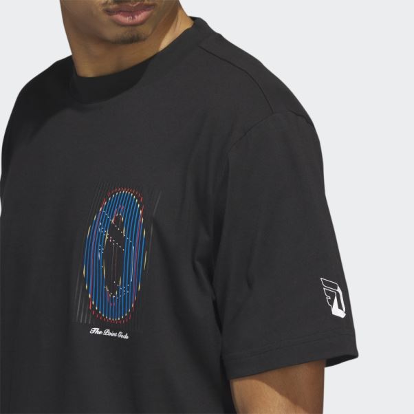Tee Shirt Dame 9 Adidas Noir