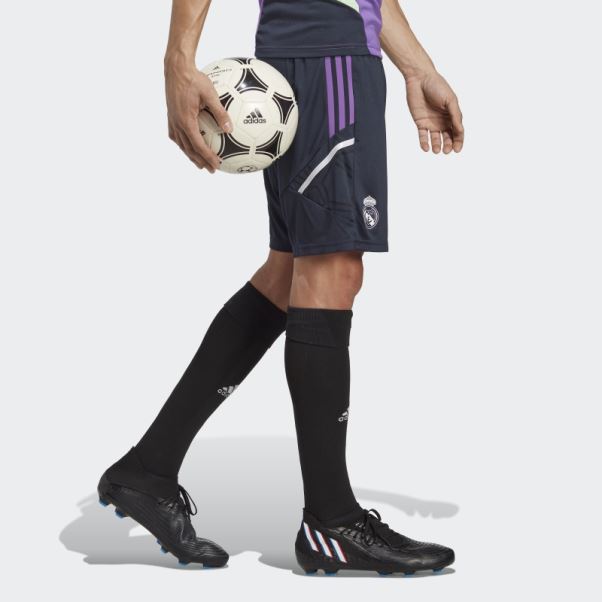 Short D'entraînement Adidas Real Madrid Condivo 22 Bleu Nuit