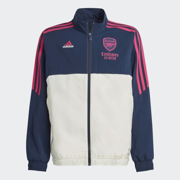 Haut De Survêtement De Présentation Adidas Arsenal Condivo 22 Bleu Marine