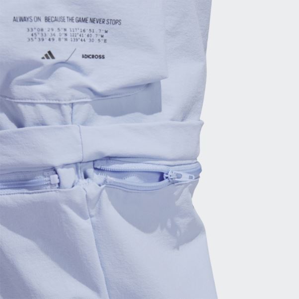 Pantalon De Golf Zippé Adicross Adidas Bleu Aube