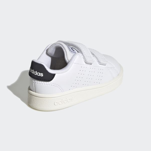 Adidas Avantage Lifestyle Court Deux Chaussures Auto-agrippantes Blanc