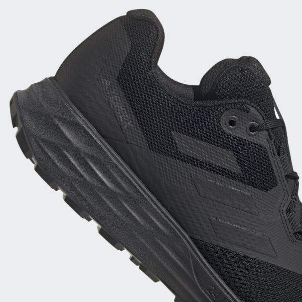 Terrex Deux Flux Chaussures De Course Sur Sentier Adidas Noir