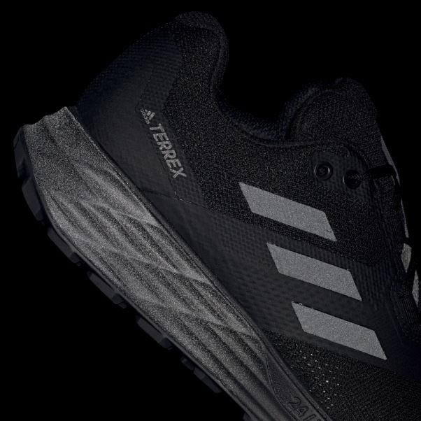 Terrex Deux Flux Chaussures De Course Sur Sentier Adidas Noir