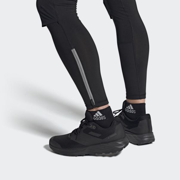 Terrex Deux Flux Chaussures De Course Sur Sentier Adidas Noir