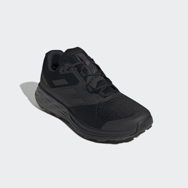 Terrex Deux Flux Chaussures De Course Sur Sentier Adidas Noir