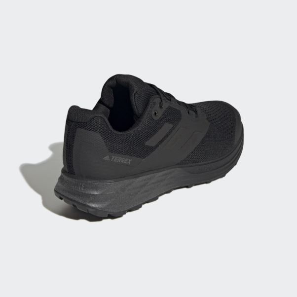 Terrex Deux Flux Chaussures De Course Sur Sentier Adidas Noir