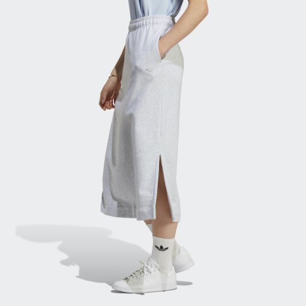 Jupe Adidas Premium Essentials Gris Clair Chiné
