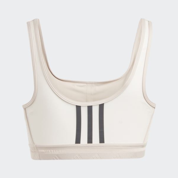 Soutien-gorge Techfit à Maintien Léger Adidas Aeroreact Training Taupe
