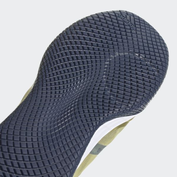 Adidas Or Métallique Adizero Fastcourt Chaussures