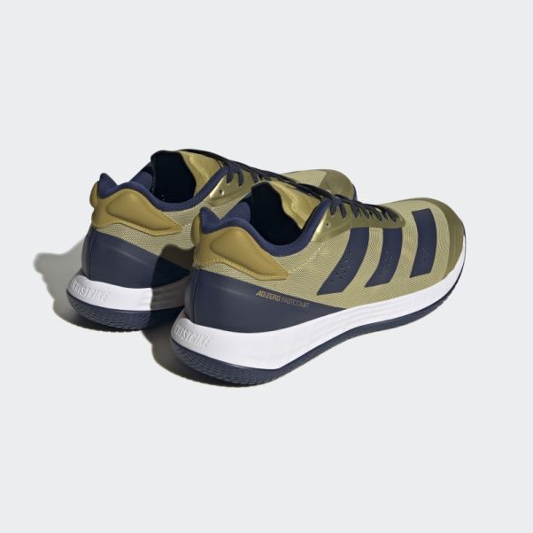 Adidas Or Métallique Adizero Fastcourt Chaussures