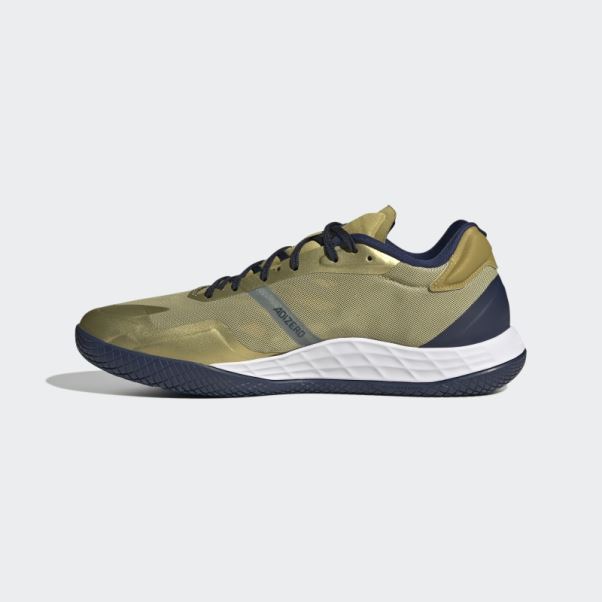 Adidas Or Métallique Adizero Fastcourt Chaussures