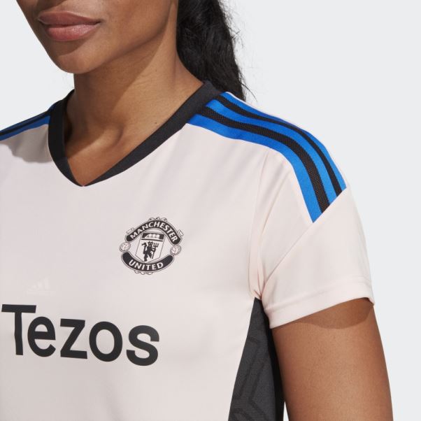 Maillot D'entrainement Manchester United Condivo 22 Rose Icey Adidas