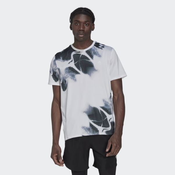 T-shirt Graphique Rapide Adidas Blanc