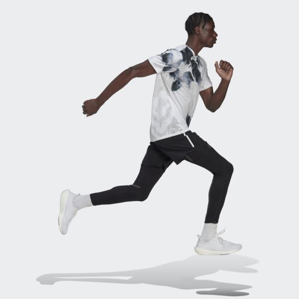 T-shirt Graphique Rapide Adidas Blanc