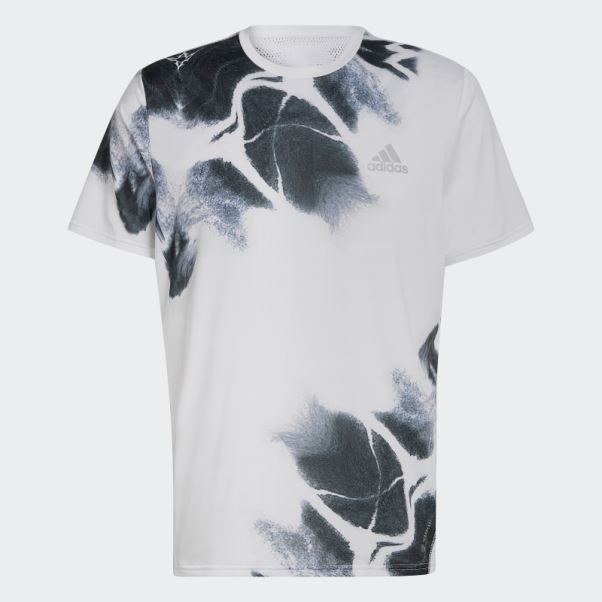 T-shirt Graphique Rapide Adidas Blanc