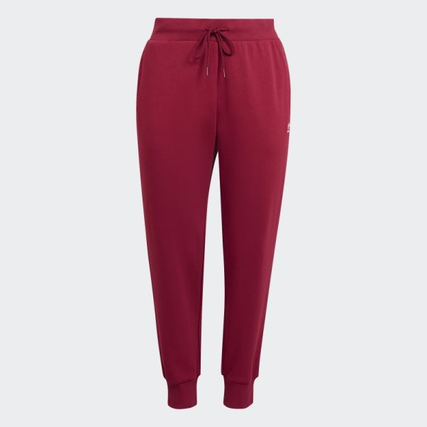 Adidas Adicolor Essentials Pantalon De Jogging Slim Polaire Bordeaux (grande Taille)