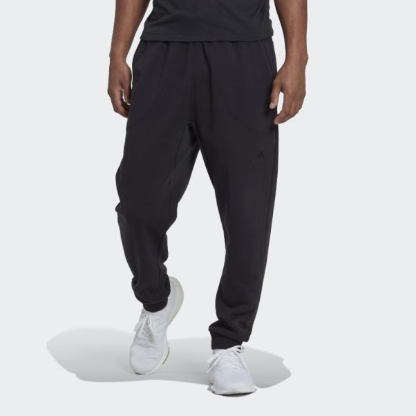 Pantalon Molletonné Studio Lounge Adidas Noir