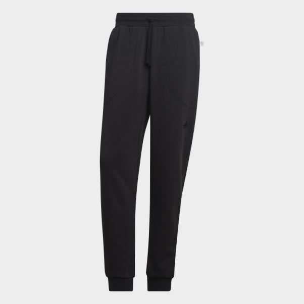 Pantalon Molletonné Studio Lounge Adidas Noir