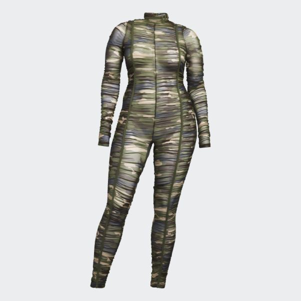 Combinaison Froncée (taille Plus) Adidas Aop Camo