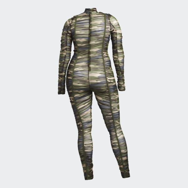 Combinaison Froncée (taille Plus) Adidas Aop Camo