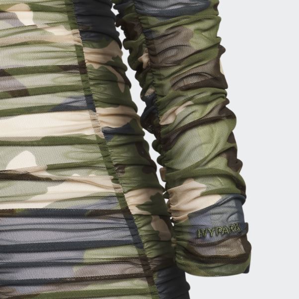 Adidas Aop Camo Ruched Catsuit (taille Plus)