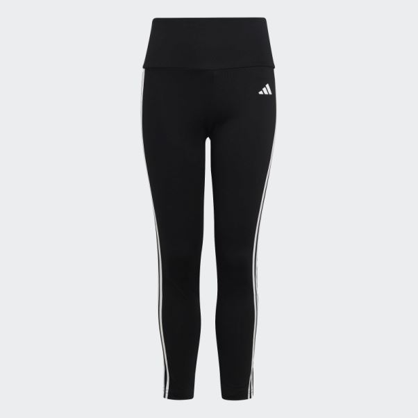 Legging Taille Haute Adidas Essentials Aeroready 3 Bandes Noir