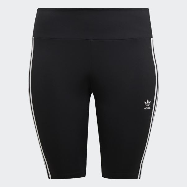 Collants Courts Adidas Adicolor Classics High-waisted Primeblue Noir (grande Taille)