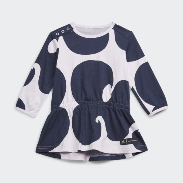 Robe Marimekko Bleu Marine Adidas