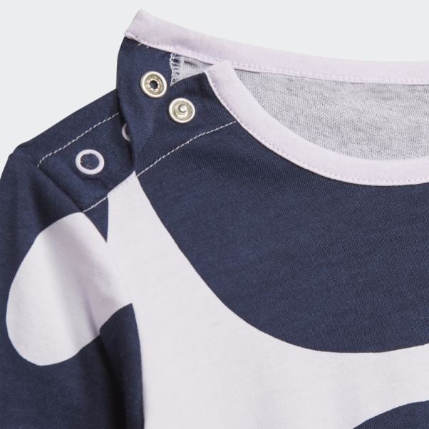 Robe Marimekko Bleu Marine Adidas