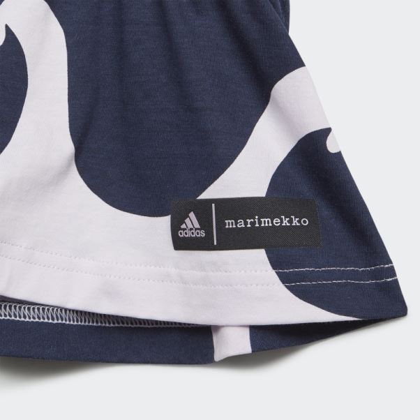 Robe Marimekko Bleu Marine Adidas