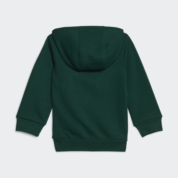 Ensemble Sweat à Capuche Adicolor Adidas Vert Foncé