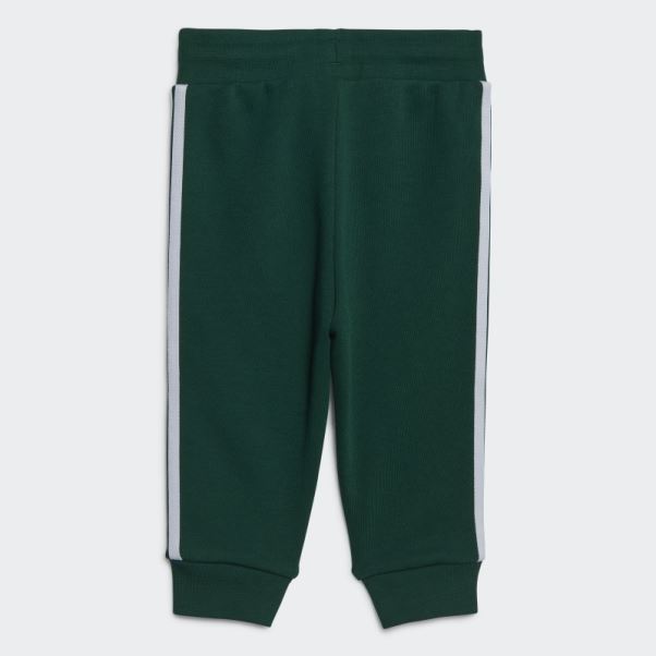 Ensemble Sweat à Capuche Adicolor Adidas Vert Foncé