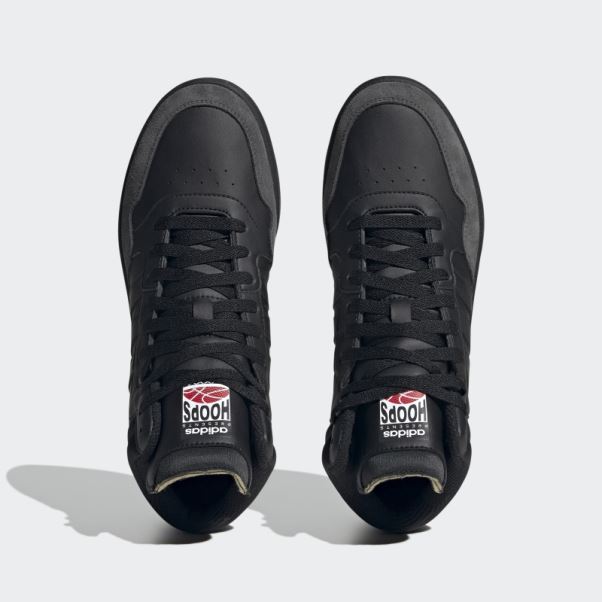 Adidas Hoops 3.0 Mid Lifestyle Basket Classique Vintage Chaussures