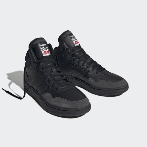 Adidas Hoops 3.0 Mid Lifestyle Basket Classique Vintage Chaussures