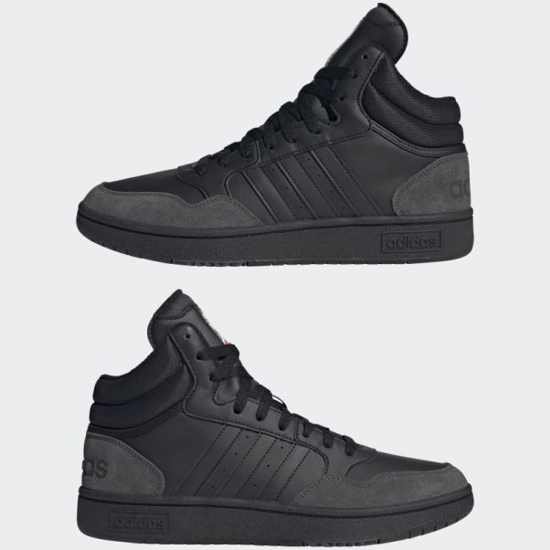 Adidas Hoops 3.0 Mid Lifestyle Basket Classique Vintage Chaussures