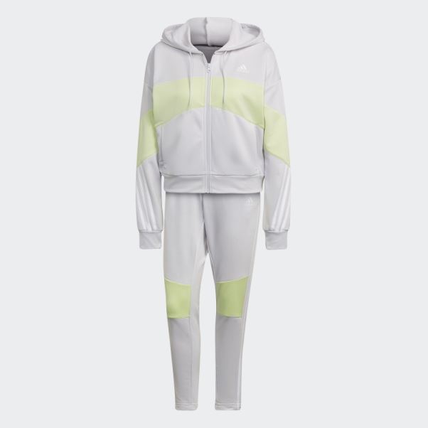 Adidas Sportswear Bold Block Survêtement Fashion Dash Gris