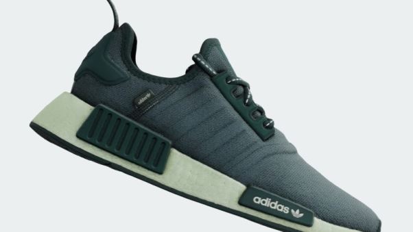 Chaussures Nmd-r1 Vertes Adidas