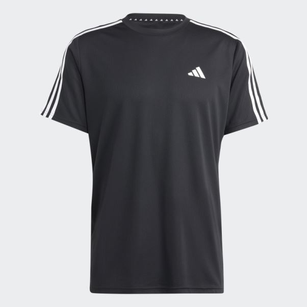 T-shirt D'entraînement à 3 Bandes Train Essentials Noir Adidas