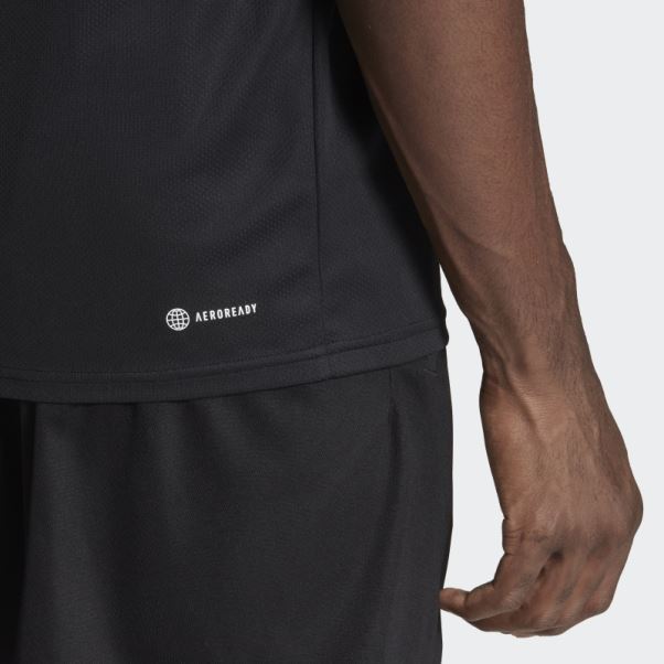 Train Essentials 3-stripes T-shirt D'entraînement Adidas Noir