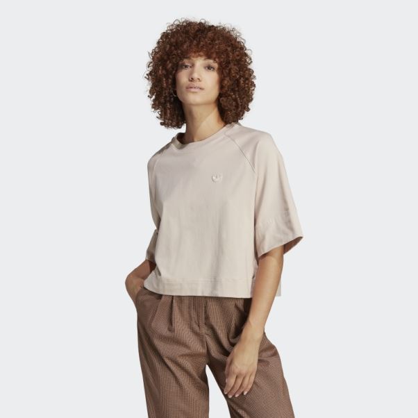 T-shirt Premium Essentials Taupe Adidas