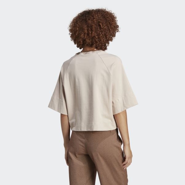 T-shirt Premium Essentials Taupe Adidas