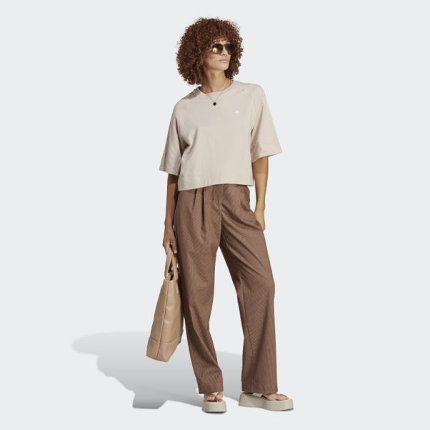 T-shirt Premium Essentials Taupe Adidas